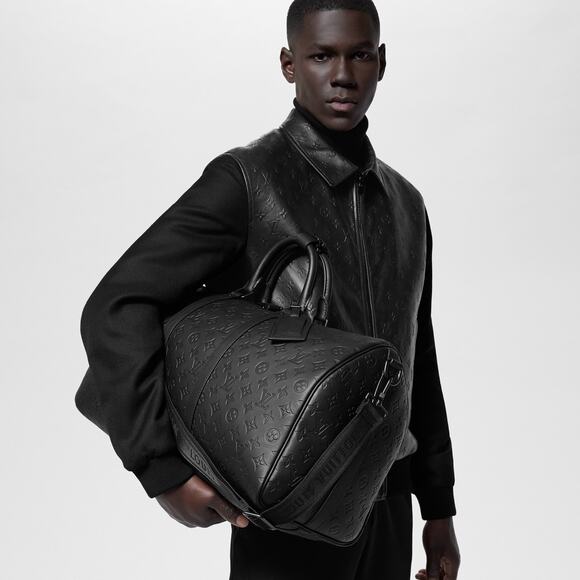 Louis Vuitton Name Tag w/ T H Initials Goldtone Black Large Black - Picture 15 of 15